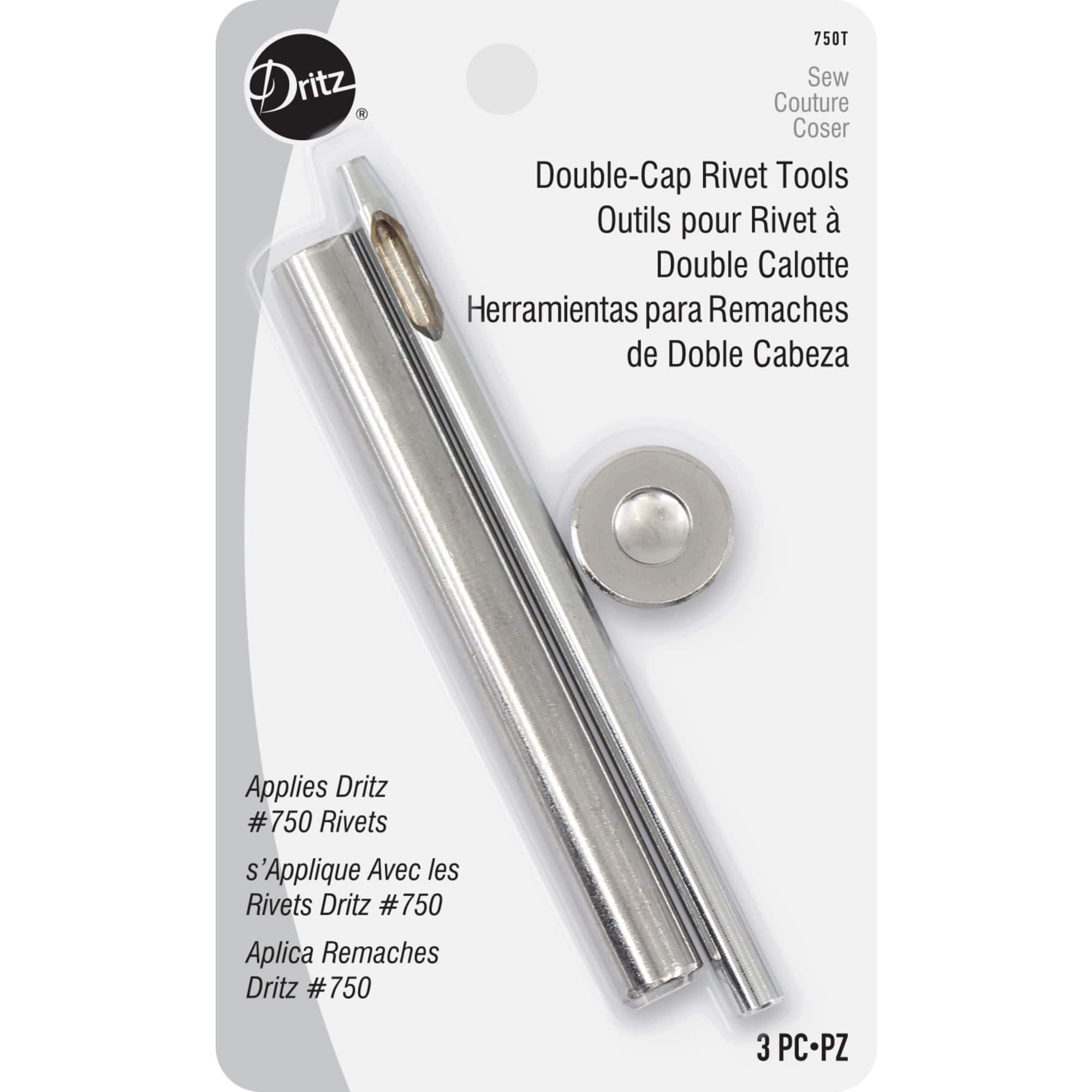 Dritz® Double-Cap Rivet Tools Set